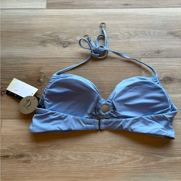 SoLuna D cup Stylish Blue Bikini Top - Picture 3 of 3